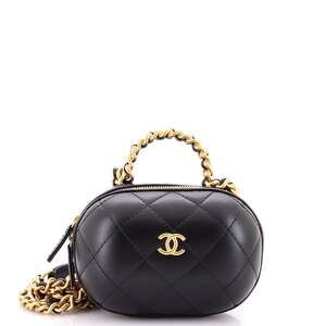 Chanel Cc Bubble Top Handle Vanity Case #205718C39B